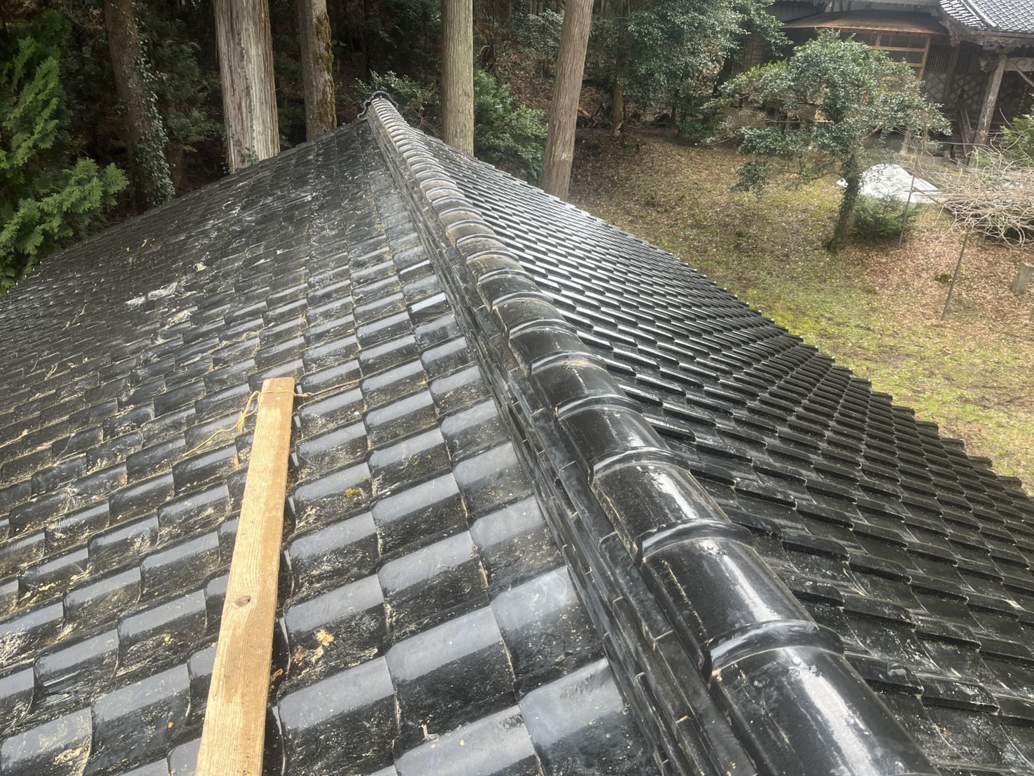 Ｋ神社棟積み直し工事